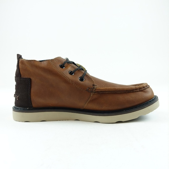TOMS Men\'s Waterproof Leather Chukka Boots R4S12 main image 5